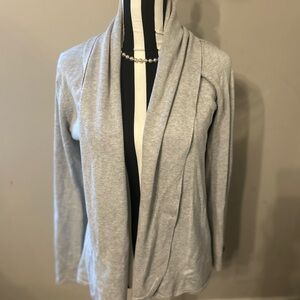 Cyrus Light Gray Women's Open Front Cardigan